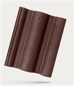 BRAMAC ŘÍMSKÁ TAŠKA - betonová taška základní 1/1 - tmavohnědá